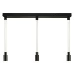 Ledvance Decor Glow Suspension Luminaire Noir 28W 1400lm - 927 Blanc Très Chaud | 700mm - Meilleur Rendu Des Couleurs