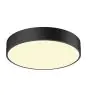 SLV Medo 40 Mur et Plafonnier Aluminium Noir Rond 20W 2350lm - 927-930-940 CCT | IP50 - Meilleur Rendu Des Couleurs - Dimmable 