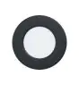 Eglo Encastré Spot Éclairage de salle de bains Fueva 6 Plastique Noir 3.7W 450lm - 827-840-865 CCT