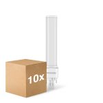 Voordeelpak 10x Noxion Lucent PL-C LED 7.4W - 840 Koel Wit | 2-Pin - Vervangt 26W