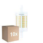 Voordeelpak 10x Philips LED Linear R7s CorePro 78mm 11.5W 1521lm - 830 Warm Wit |Vervangt 100W