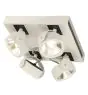 SLV Kalu Quadruple Wand en Plafondlamp Aluminium Wit Vierkant 60W 4000lm - 830 Warm Wit | Dimbaar 