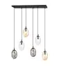 Emibig Plafondlamp Astral Staal Zwart | Geschikt voor 6x E14 - Max 10W